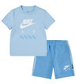 Nike Shortssæt - T-shirt/Shorts - University Blue