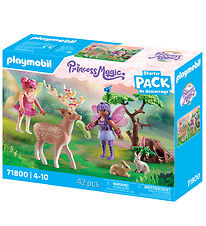 Playmobil Princess Magic - Feer m. Skovdyr - 71800 - 42 Dele