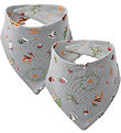 Wheat Teething Bib - 2-Pack - Eden - Cloudy Sky Holiday