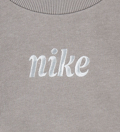 Nike Sweatsæt - Sweatshirt/Sweatpants - College Grey