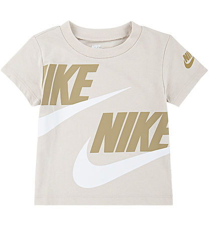 Nike Shortssæt - T-shirt/Shorts - Parachute Beige