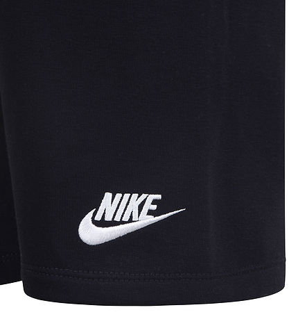 Nike Shortssæt - T-shirt/Shorts - Sort/Hvid