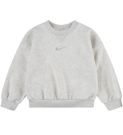 Nike Sweatsæt - Sweatshirt/Sweatpants - Pale Ivory Heather