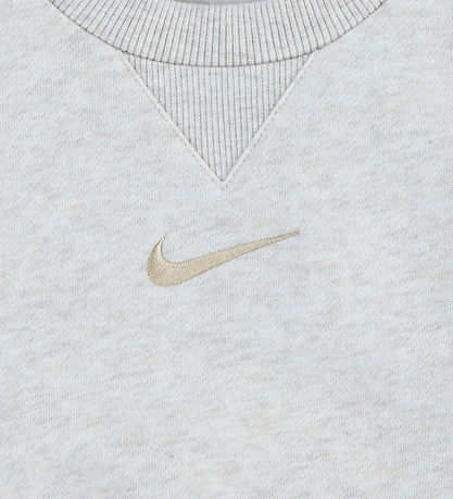 Nike Sweatsæt - Sweatshirt/Sweatpants - Pale Ivory Heather