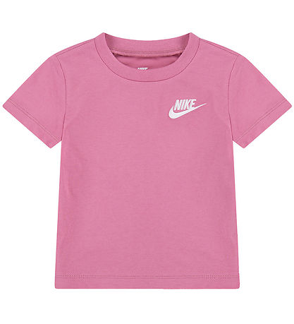 Nike Shortssæt - T-shirt/Shorts - Magic Flamingo