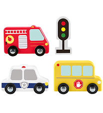 Fisher Price Biler - Træ - Små Køretøjer