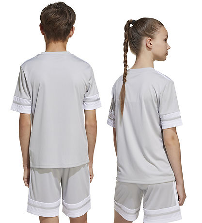 adidas Performance T-shirt - SQUA25 JSY Y - Tmlggr/White