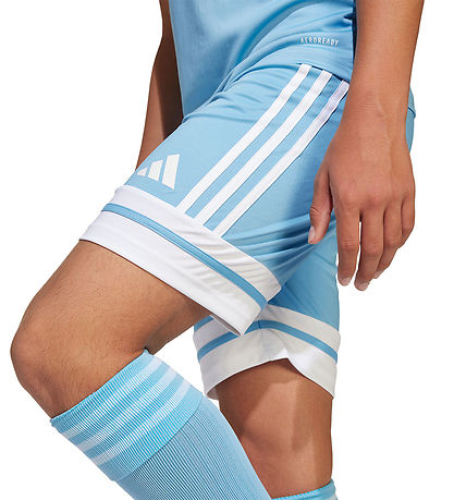 adidas Performance Sportshorts - SQUA25 - Tmlgbl/Hvid