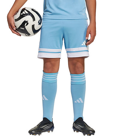 adidas Performance Sportshorts - SQUA25 - Tmlgbl/Hvid