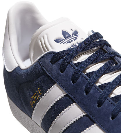 adidas Originals Sko - Gazelle - Conavy/White/Goldmt