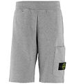Stone Island Sweatshorts - Gråmeleret
