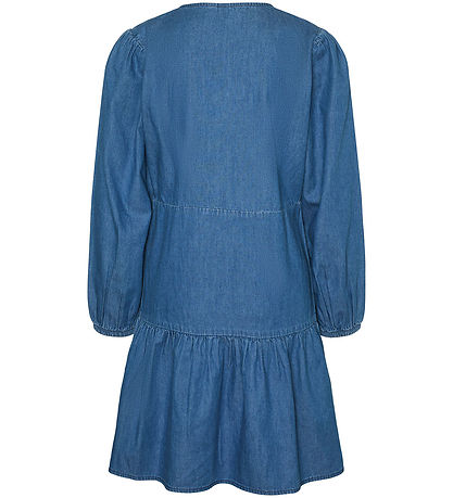 Vero Moda Girl Kjole - VmDemi - Medium Blue Denim