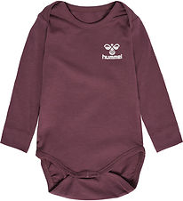 Hummel Bodysuit L/æ - hmlElvina - Plum Wine