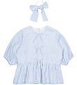 The New Top & Hårelastik - TnNalani - White Swan Striped