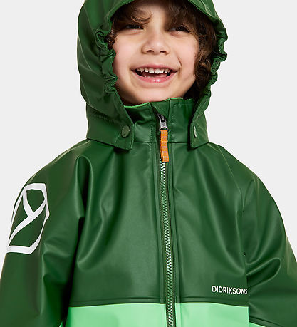 Didriksons Regntøj m. Seler - Waterman - Light Algae Green
