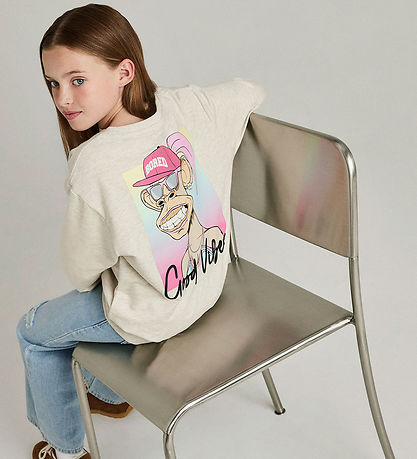 Name It Sweatshirt - NkfFasba BoredOFD - Peyote Melange