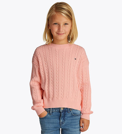 Tommy Hilfiger Bluse - Strik - Coral Ice