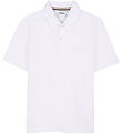 BOSS Polo - Piqué - Hvid