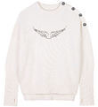 Zadig & Voltaire Bluse - Strik - Malta - Off White m. Similisten