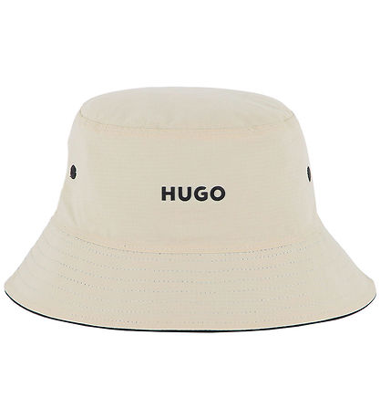 HUGO Bøllehat - Vendbar - Sort/Sand