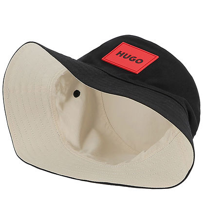 HUGO Bøllehat - Vendbar - Sort/Sand