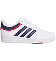 adidas Performance Sko - Hoops 4.0 J - Ftwwht/Dkblue/Tepore
