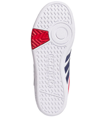 adidas Performance Sko - Hoops 4.0 J - Ftwwht/Dkblue/Tepore