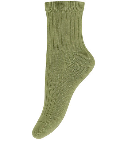 MP Strømper - 3-pak - Rib - Navy/Lyseblå/Armygrøn