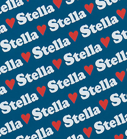 Stella McCartney Kids Badedragt - UV50+ - Blå m. Hvid/Rød