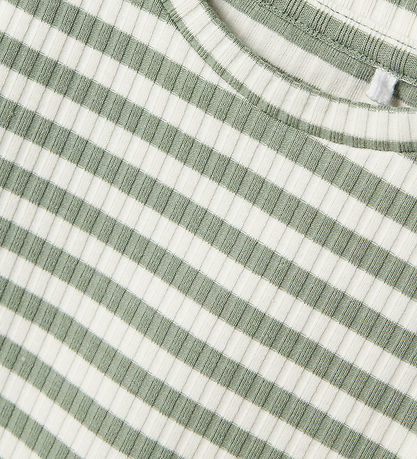 Name It Bluse - Rib - NmfVemma - Lily Pad/Jet Stream