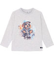 Hust and Claire Blouse - Anton - Pearl Grey Melange