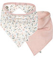 Müsli Drool bib - Bloom Muslin - 2-Pack - Conditioner Cream/Peon