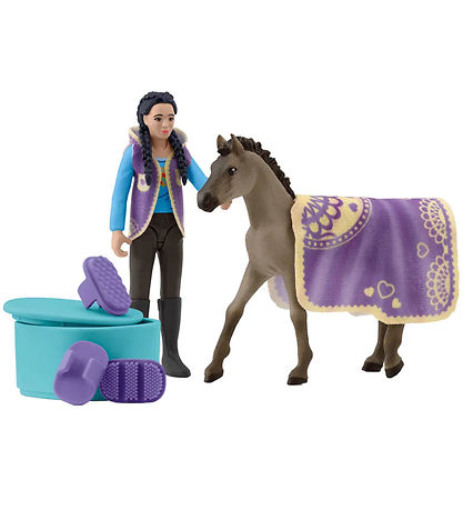 Schleich Skønhedssæt Med Kim - 42753 - 11 Dele