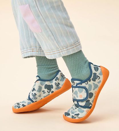 Affenzahn Hjemmesko - Cotton Movy Bunny - Mint