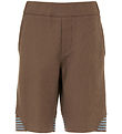 Emporio Armani Shorts - Piqué - Chocolate Chip
