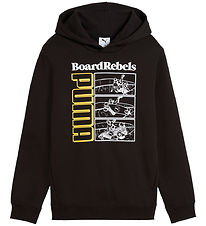 Puma Hættetrøje - Mid90s - Sort m. Print