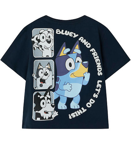 Name it T-shirt - NmmFlick Bluey - Dark Sapphire
