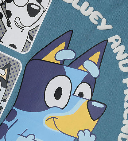 Name it T-shirt - NmmFlick Bluey - Spring Lake