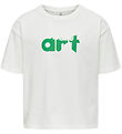 Kids Only T-shirt - KogCelia - Cloud Dancer/Art