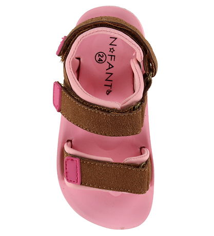 En Fant Sandaler - Velcro - Bridal Rose