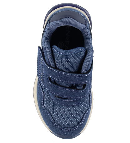 En Fant Sko - Velcro w. Light - Vintage Indigo