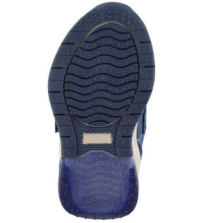 En Fant Sko - Velcro w. Light - Vintage Indigo