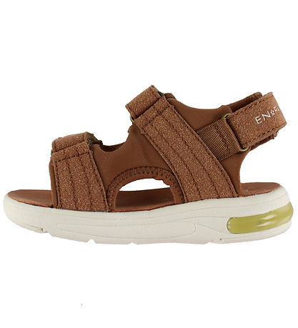 En Fant Sandaler -  Velcro w. Light - Mocha Mousse