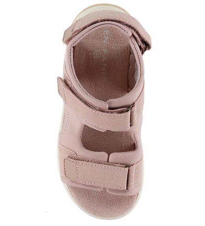 En Fant Sandaler - Velcro w. Light - Sepia Rose