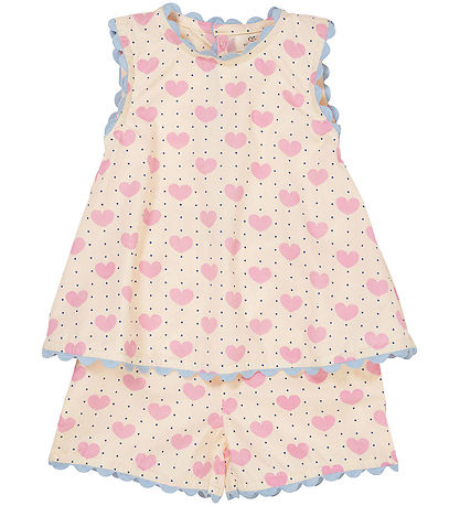 Copenhagen Colors Shortssæt - Heart/Dots - Heart AOP