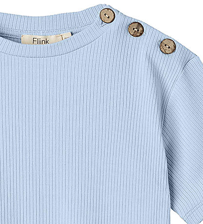Fliink T-shirt - Rib - Kenna - Dream Blue