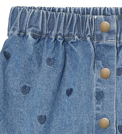 Fliink Nederdel - Denim - Donna - Light Denim Blue