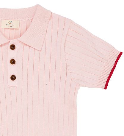 Copenhagen Colors Polo - Strik - Ballerina/Berry Comb