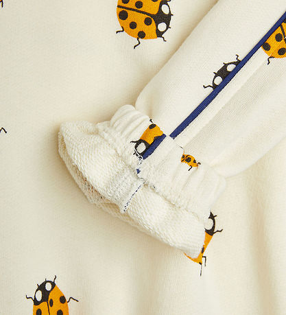 Mini Rodini Sweatshirt - Ladybugs - Off White