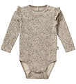 Sofie Schnoor Body l/æ - Dictesb - Beige m. Blomster
